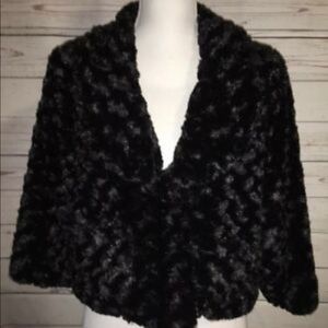 New Directions faux fur jacket